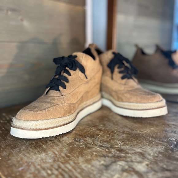 SUEDE STACKED ATHLEISURE BOOT - Picture 4 of 5